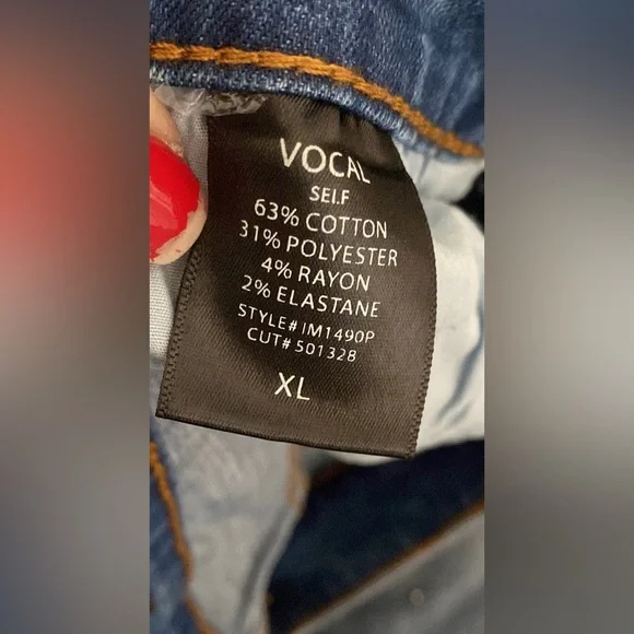 Vocal Denim Jeans with Rhinestone - Picture 6 of 6